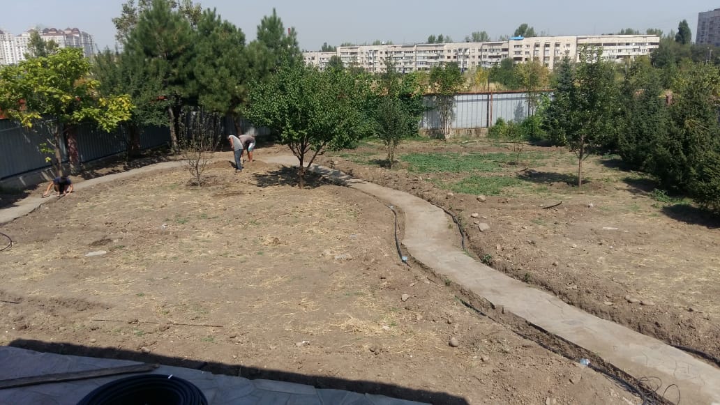 Озеленение территории в Алматы